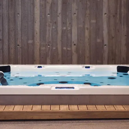 Ferienhaus Aros House - Indoor Pool, Jacuzzi & Sauna Søgne